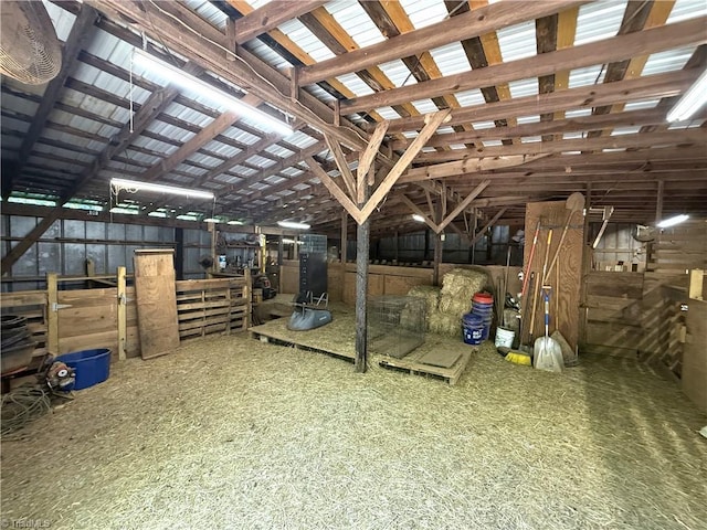 view of stable