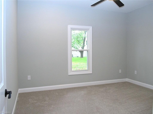 812 Midway School Rd, Winston-Salem, NC 27107 - carpeted spare room featuring ceiling fan and baseboards