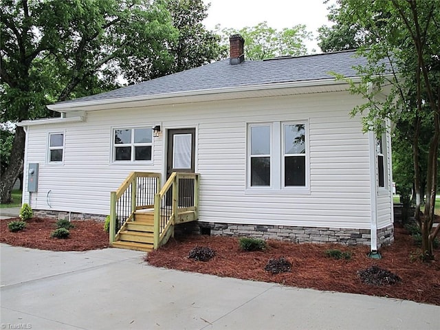 812 Midway School Rd, Winston-Salem, NC 27107 - bungalow-style house featuring a chimney and roof with shingles