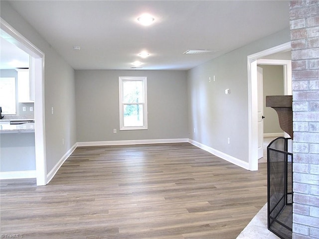 812 Midway School Rd, Winston-Salem, NC 27107 - spare room with wood finished floors and baseboards