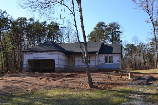 view of property in mid-construction