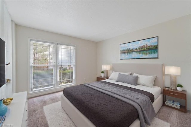 bedroom featuring carpet flooring