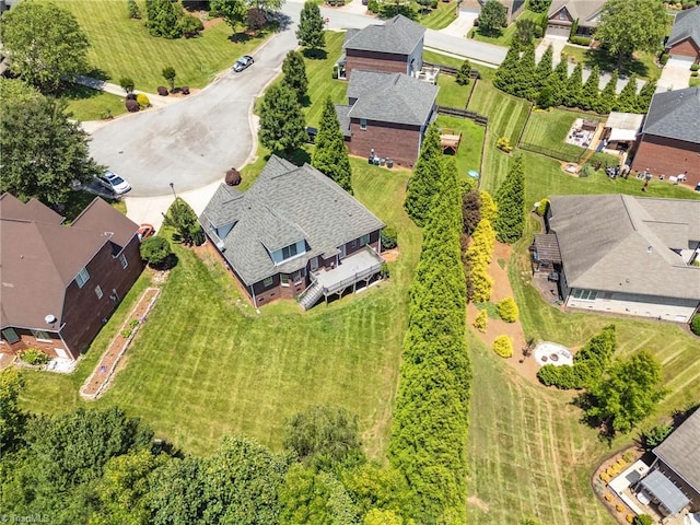 1905 Overshoot Ct, Greensboro, NC 27455 - aerial view of residential area