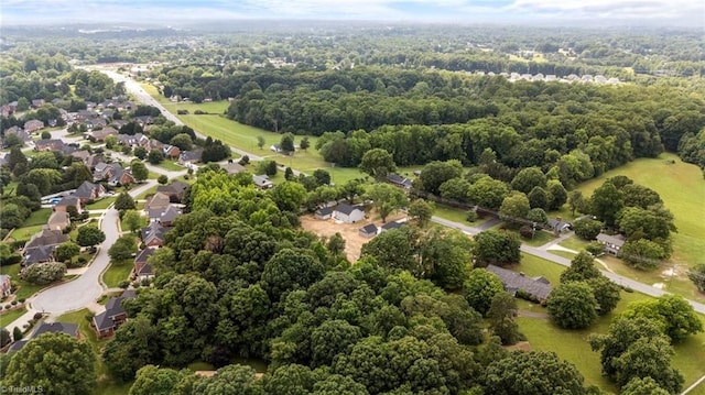 1337 Union Cross Rd, Kernersville, NC 27284 - bird's eye view of a heavily wooded area