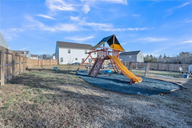 view of play area