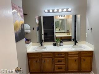 102 Aspen Ct, Winston-Salem, NC 27106 - full bathroom with double vanity