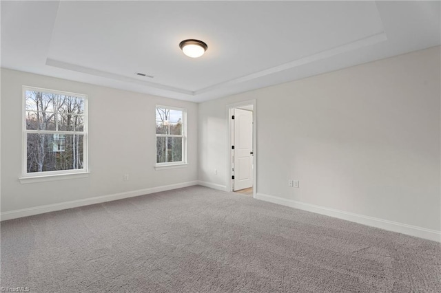 5756 Siler St, Trinity, NC 27370 - carpeted spare room featuring a tray ceiling