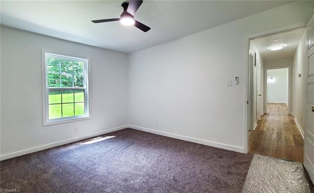 1628 Eagle Crest Dr, Pfafftown, NC 27040 - carpeted empty room with a ceiling fan and baseboards