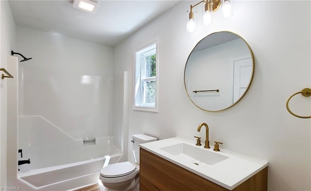 1628 Eagle Crest Dr, Pfafftown, NC 27040 - full bath with vanity and bathing tub / shower combination
