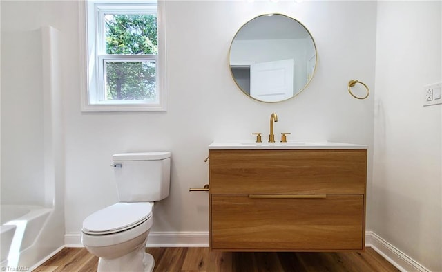 1628 Eagle Crest Dr, Pfafftown, NC 27040 - full bath featuring vanity and wood finished floors