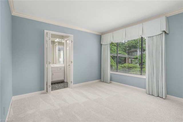 191 Fairway Dr, Advance, NC 27006 - carpeted empty room featuring ornamental molding and baseboards