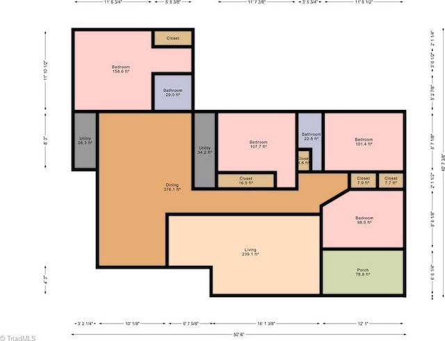 1904 E Innes St, Salisbury, NC 28146 - view of home floor plan