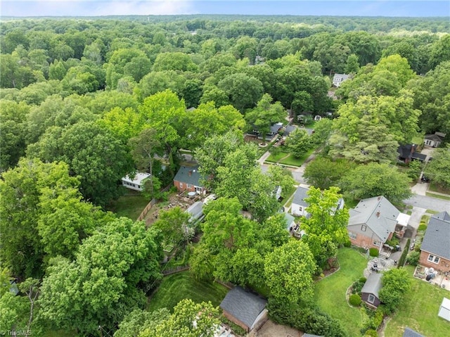 2607 Sherwood St, Greensboro, NC 27403 - view of property location featuring a heavily wooded area