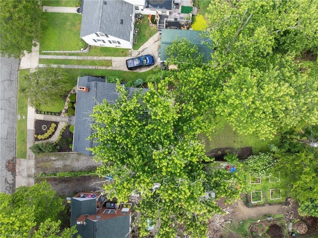 2607 Sherwood St, Greensboro, NC 27403 - drone / aerial view
