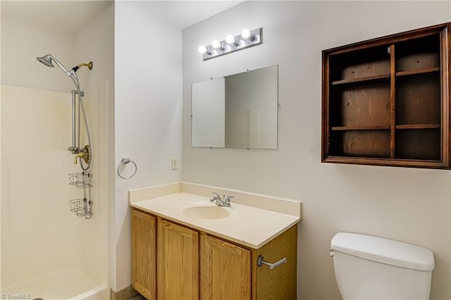 5201 Harvey Rd, Jamestown, NC 27282 - bathroom featuring a shower and vanity