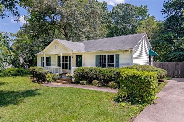 5201 Harvey Rd, Jamestown, NC 27282 - view of front of property featuring a porch and a shingled roof