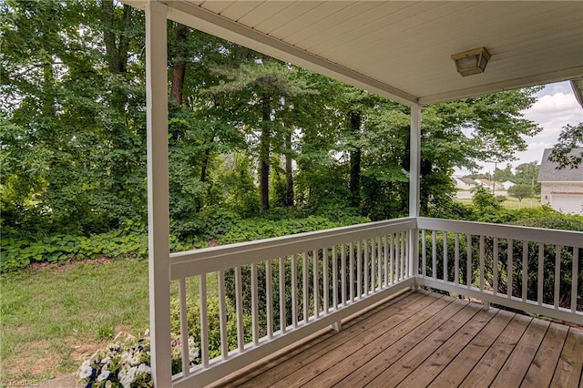 5201 Harvey Rd, Jamestown, NC 27282 - view of deck