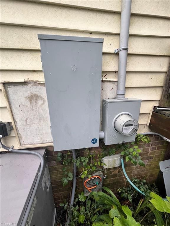 3603 Castleton Rd, Greensboro, NC 27406 - exterior view of electric meter