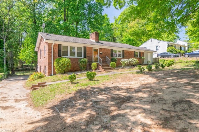 view of front of home