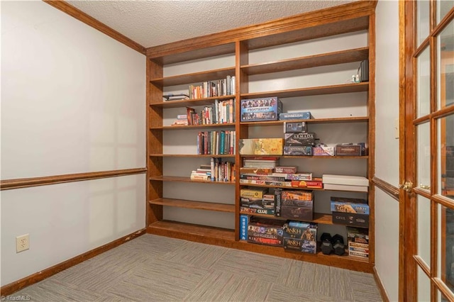 storage room with french doors