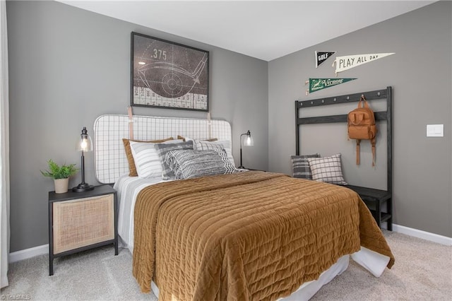 bedroom featuring carpet floors