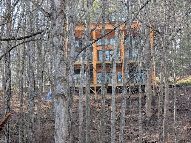 view of back of property