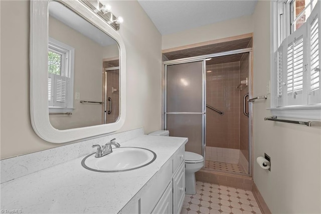 2206 Revolan Dr, Greensboro, NC 27407 - full bath with vanity and a stall shower