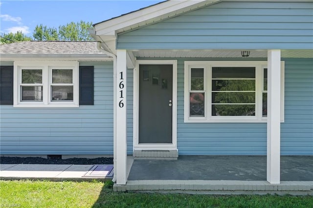 1616 Sanford Dr, Winston-Salem, NC 27105 - property entrance featuring a porch