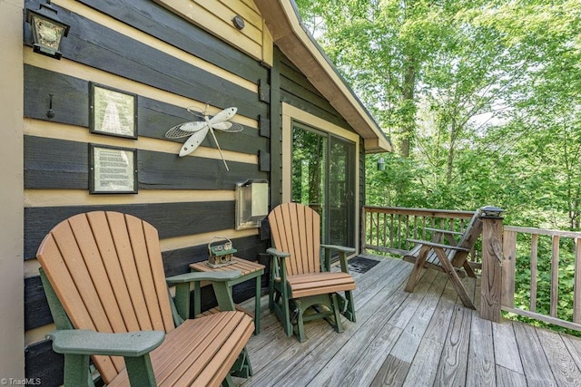 612 Joe Shoemaker Rd, Vilas, NC 28692 - view of wooden deck