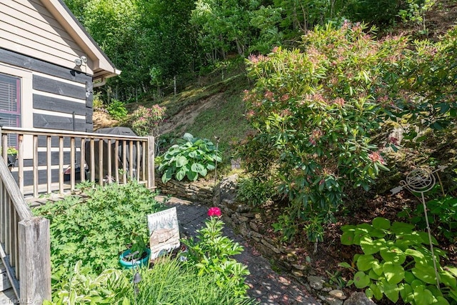 612 Joe Shoemaker Rd, Vilas, NC 28692 - view of yard featuring a deck