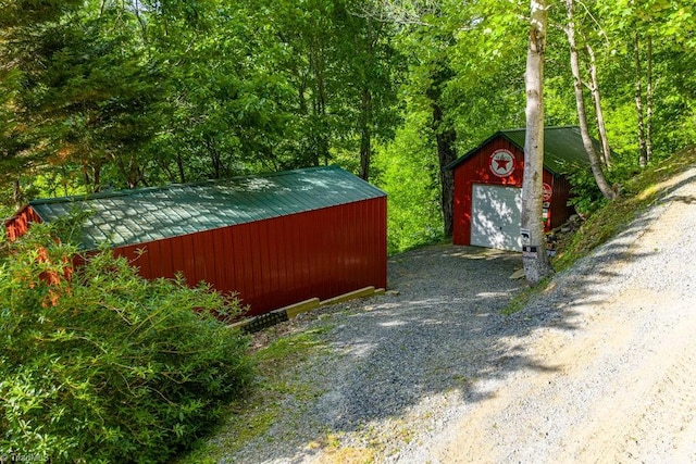 612 Joe Shoemaker Rd, Vilas, NC 28692 - view of outbuilding with driveway