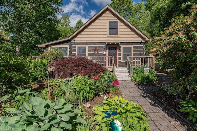 612 Joe Shoemaker Rd, Vilas, NC 28692 - view of front of property featuring a deck