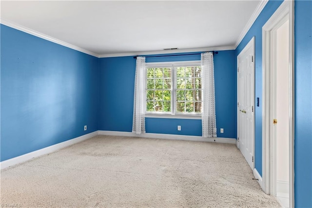 1420 Thornhill Ln, Winston-Salem, NC 27106 - carpeted spare room with ornamental molding and baseboards