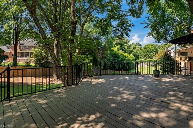 1420 Thornhill Ln, Winston-Salem, NC 27106 - view of deck