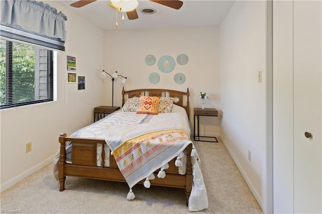 2429 Cypress Ct, High Point, NC 27265 - carpeted bedroom featuring ceiling fan and baseboards