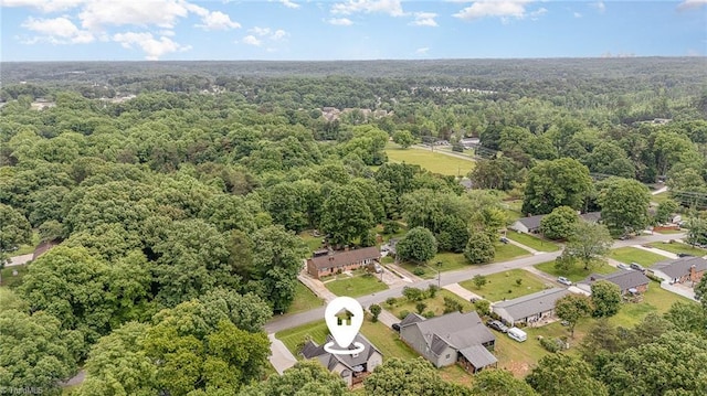 4636 Shattalon Cir, Winston-Salem, NC 27106 - bird's eye view of a heavily wooded area