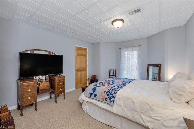 bedroom featuring carpet floors