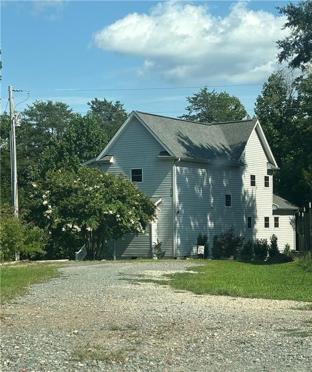 view of side of property