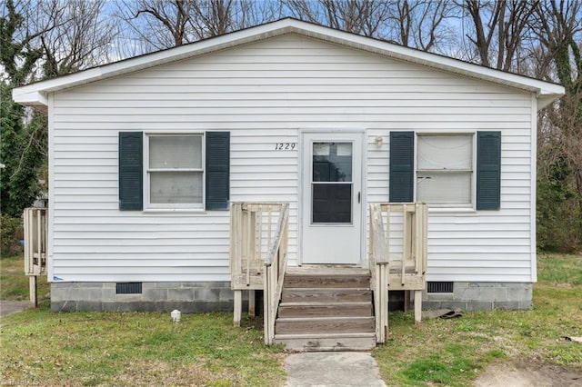 bungalow with crawl space