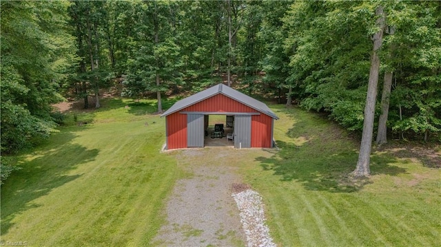 1160 Flinty Knoll Rd, Pinnacle, NC 27043 - view of pole building featuring a yard and driveway