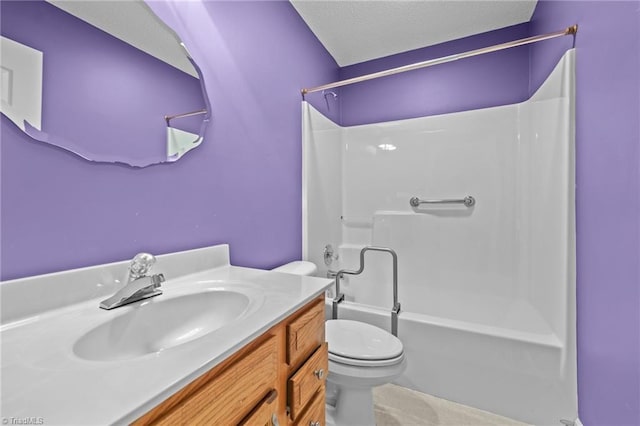 3027 Maple Ave Unit M2, Burlington, NC 27215 - bathroom featuring toilet, shower / washtub combination, and vanity