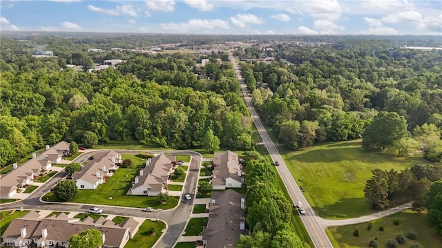 3027 Maple Ave Unit M2, Burlington, NC 27215 - aerial perspective of suburban area featuring a heavily wooded area