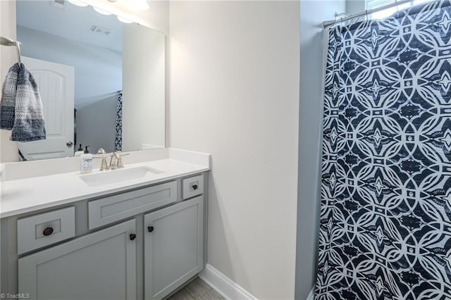 109 Red Maple Way, King, NC 27021 - bathroom with vanity and a shower with curtain
