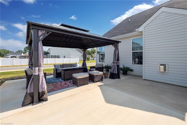 109 Red Maple Way, King, NC 27021 - view of patio / terrace with a gazebo and an outdoor living space