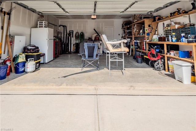 109 Red Maple Way, King, NC 27021 - garage featuring freestanding refrigerator