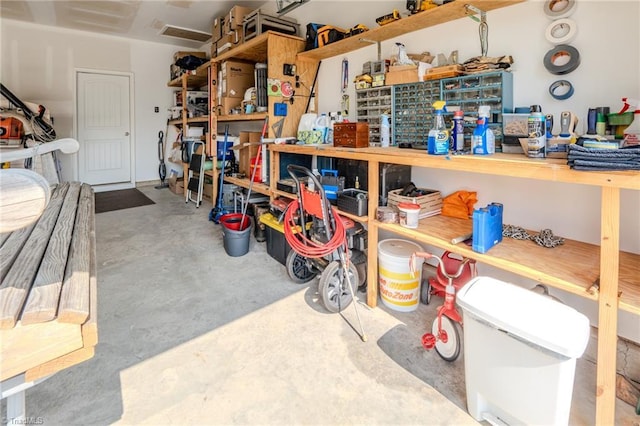 109 Red Maple Way, King, NC 27021 - garage with a workshop area