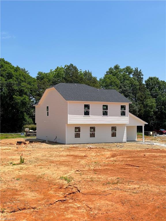 2892 Tysinger Rd, Denton, NC 27239 - rear view of house with a garage