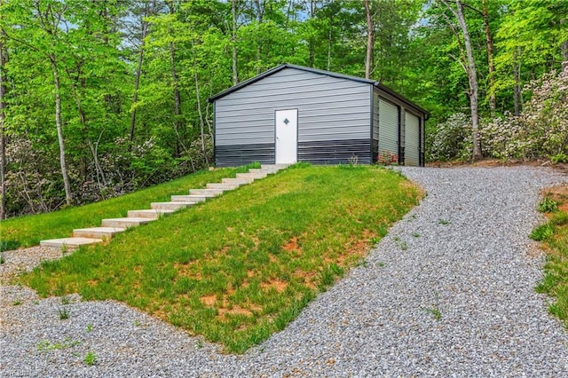 view of outbuilding with an outdoor structure