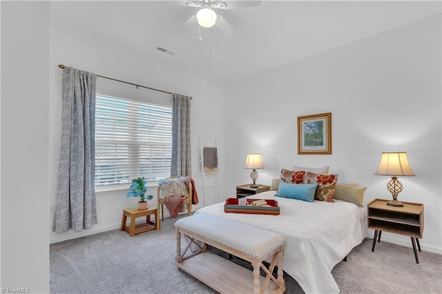 817 Sage Hill Dr, Jamestown, NC 27282 - carpeted bedroom featuring baseboards and ceiling fan