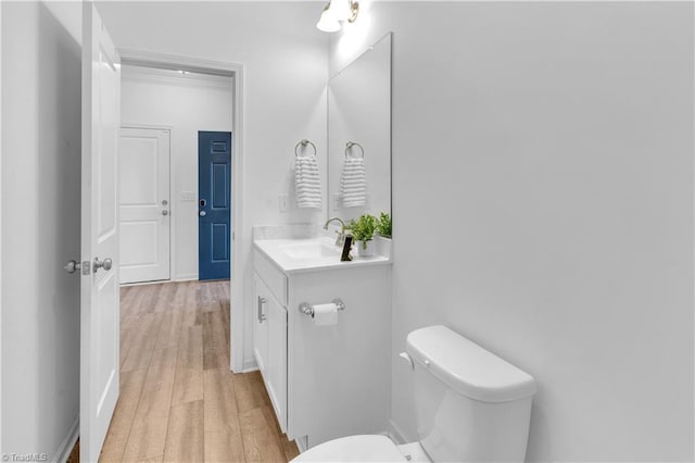 817 Sage Hill Dr, Jamestown, NC 27282 - bathroom featuring vanity and wood finished floors